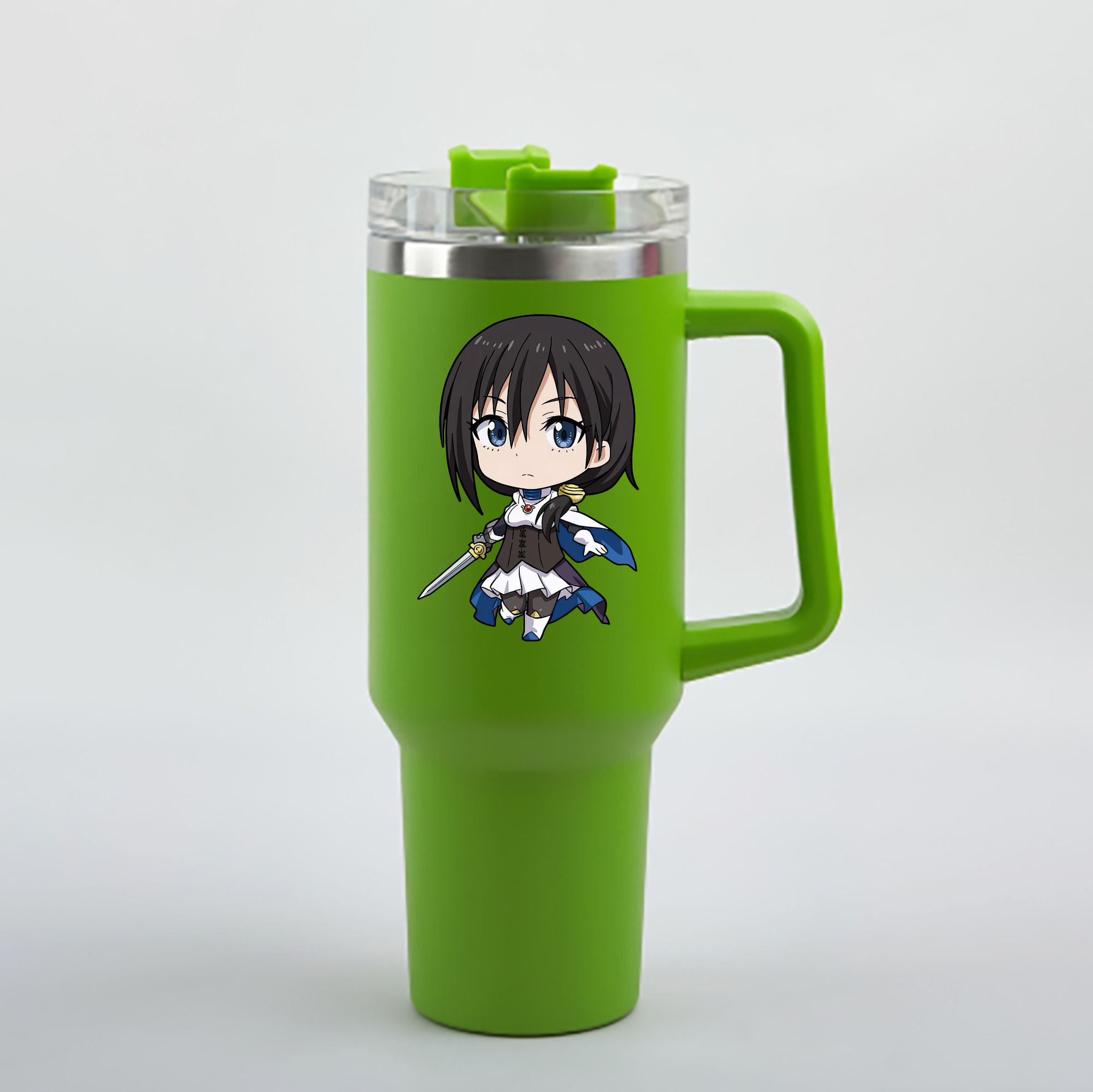 （画像用） 転スラ Regarding Reincarnated to Slime 1200mL車用タンブラー - クリスタルステッカー（プラスチックストロー付き）